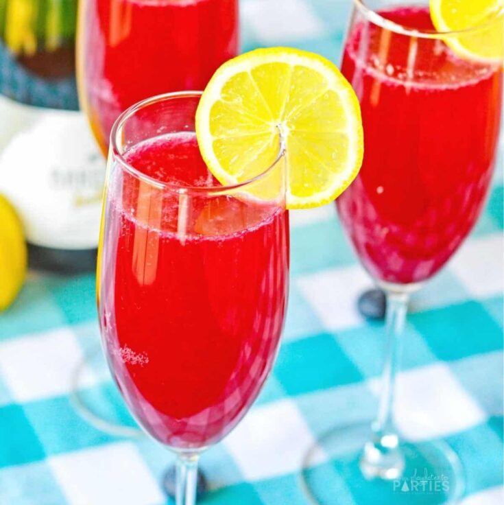 Image for Blueberry Lemonade Mimosas