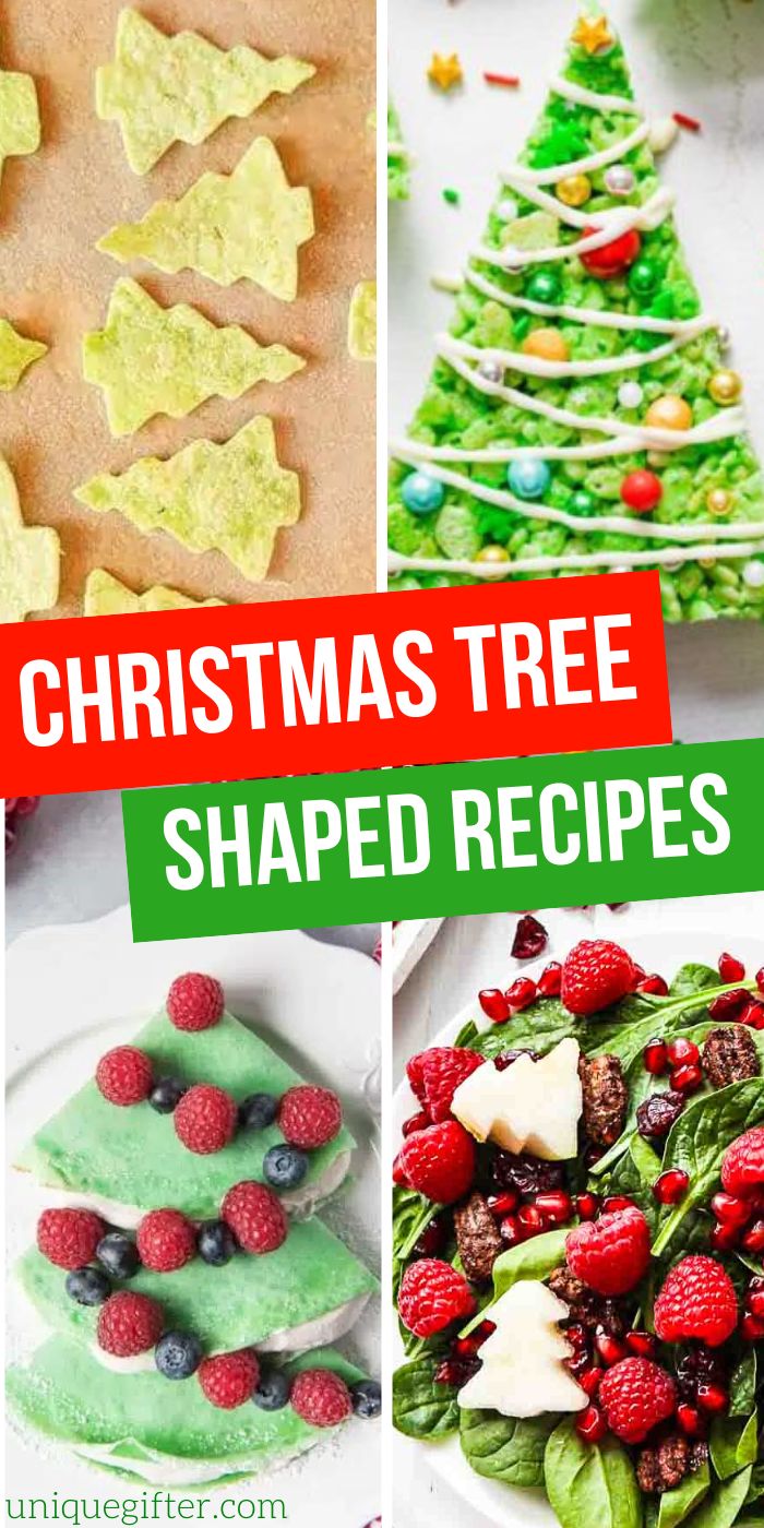 Christmas Tree Shaped Recipes for the Holidays