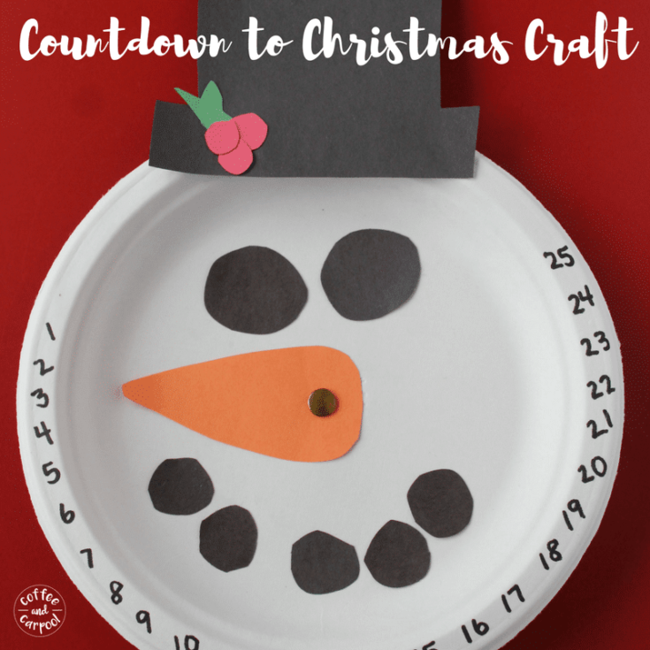 Image for Christmas Countdown Calendar Snowman Craft for December