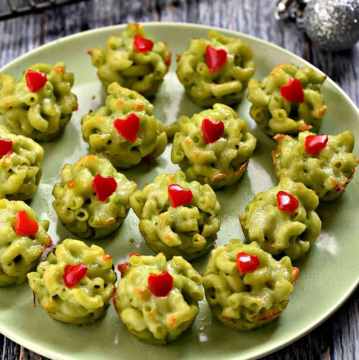 Image for Grinch Mac and Cheese Bites