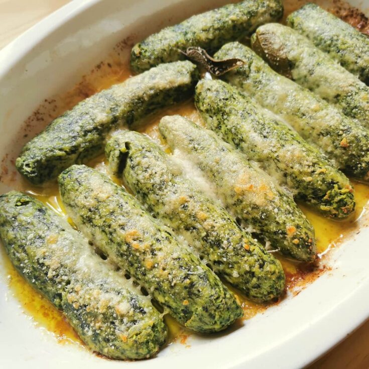 Image for Spinach Ricotta Gnocchi Recipe from Piemonte.