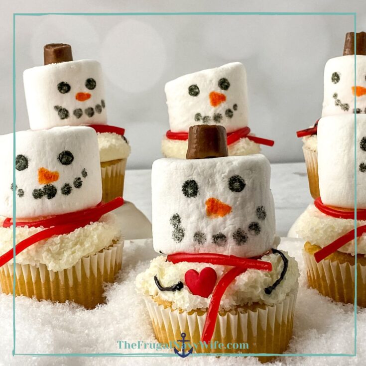 Image for Melting Snowman Cupcakes