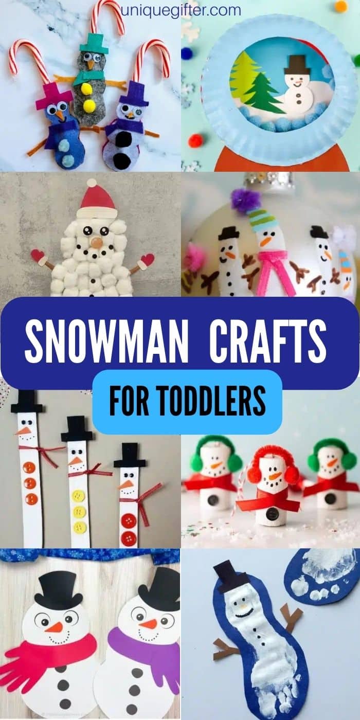 Adorable Snowman Crafts for Toddlers