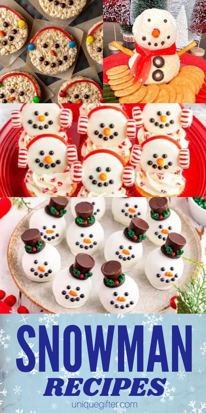 Snowman Recipes That are Perfect for Winter