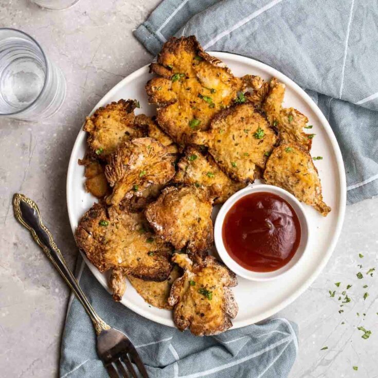 Image for Crispy Air Fryer Oyster Mushrooms