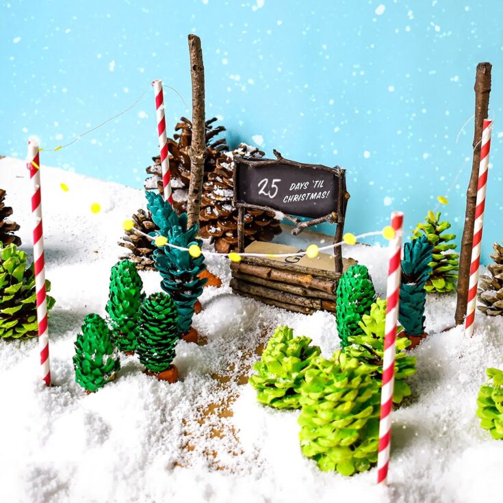 Image for Make A Pine Tree Farm Holiday Sensory Play Activity