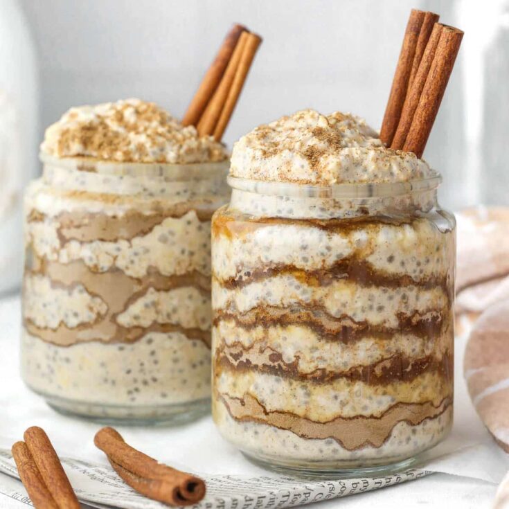 Image for Cinnamon Roll Overnight Oats | Savor The Spoonful
