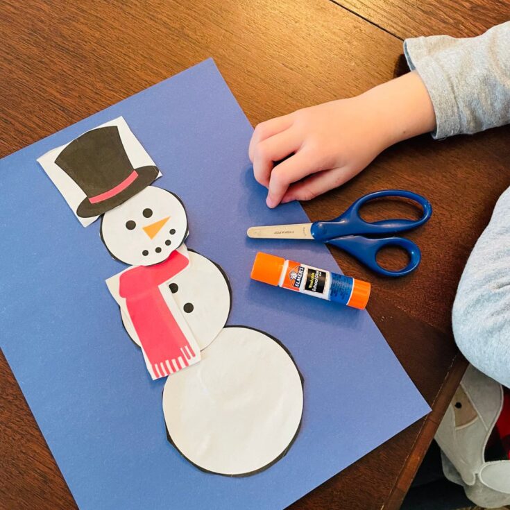 Image for Cut Out and Build a Snowman Printable (Free!)