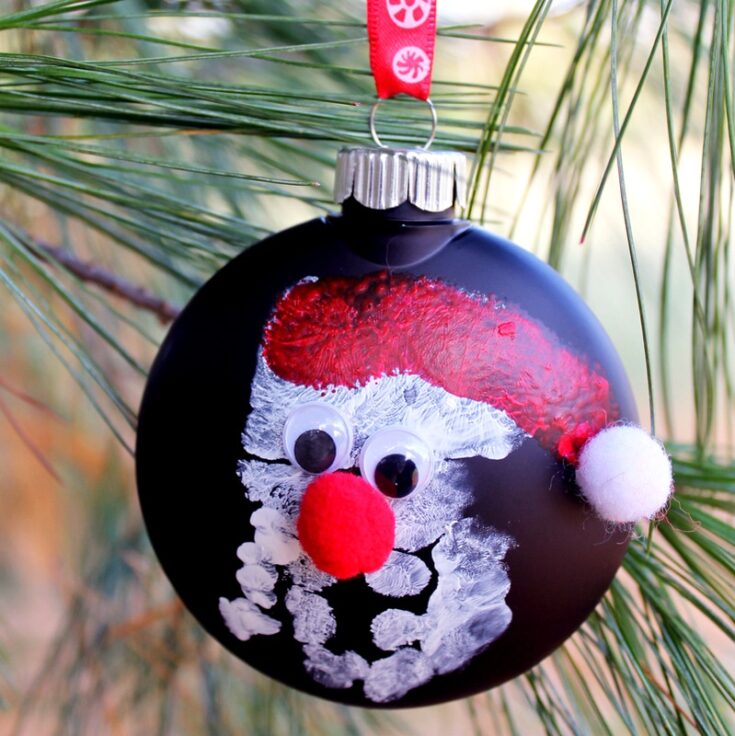 Image for Baby Handprint Ornament (An Easy Christmas Craft)