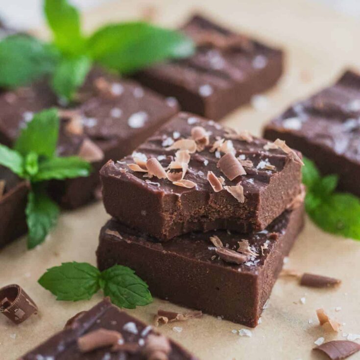 Image for Healthy Chocolate Peppermint Fudge