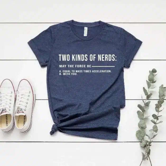 Two Kinds of Nerds -May The Force Be Men's Short Sleeve