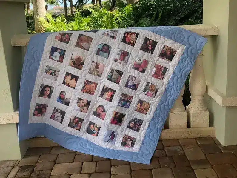 Memory Quilt with custom photos
