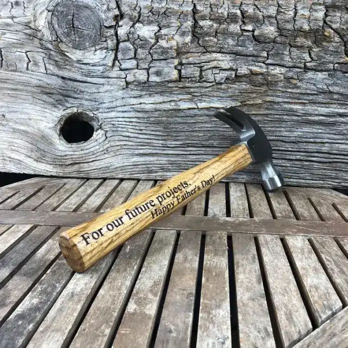 Engraved hammer for vdad for valentine's day