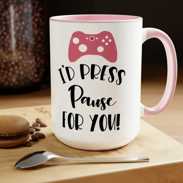 I'd Press Pause For You Gamer Mug