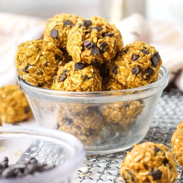 Image for Healthy Pumpkin Protein Balls (No Bake)