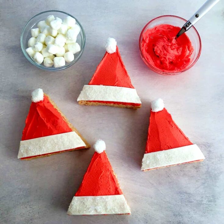 Image for Santa Hat Rice Krispie Treats