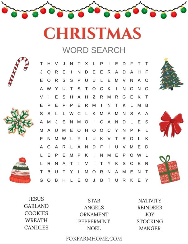 Printable Christmas Games and Activities for Kids - Unique Gifter