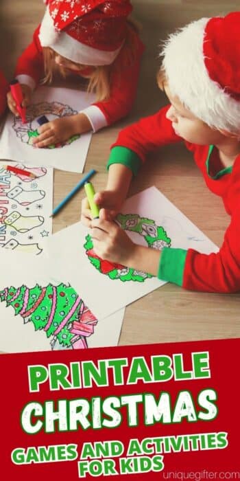 Printable Christmas Games and Activities for Kids | Fun games for kids to play at Christmas | Christmas activity pages for kids to enjoy | Printable Christmas games for kids to play | Kid friendly Christmas Ideas #Printable #Games #Activities #Kids #Christmas #ChristmasGames #ChristmasActivties