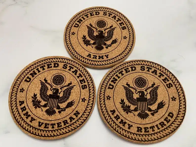 Army Coasters - Set of 4