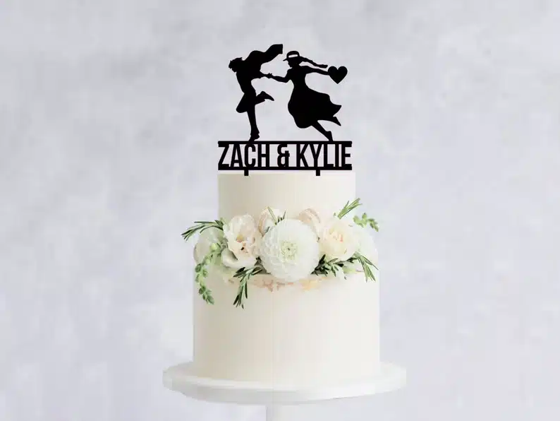 Sophie and Howl Cake Topper