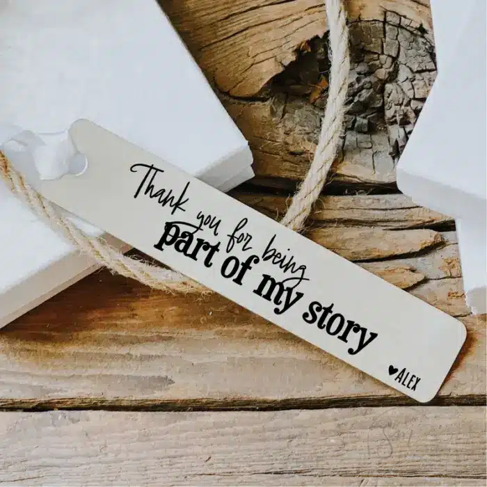 Thank you for being part of my story bookmark