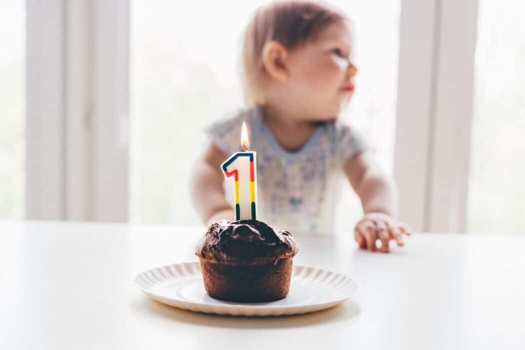 First birthday cupcake