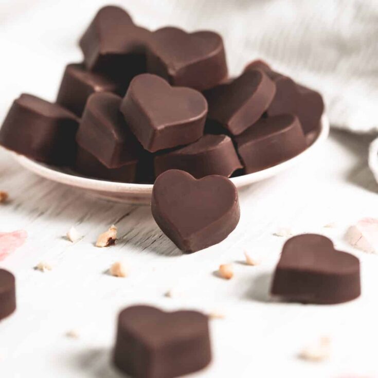 Image for Healthy Chocolate Hazelnut Truffles (V, GF, Creamy Filling)