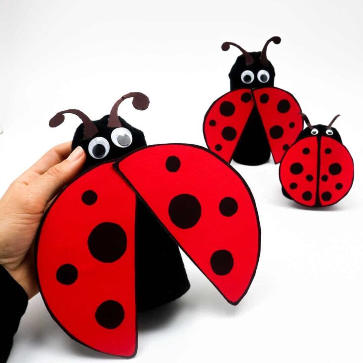 Image for Ladybug Craft Out of Toilet Paper Roll