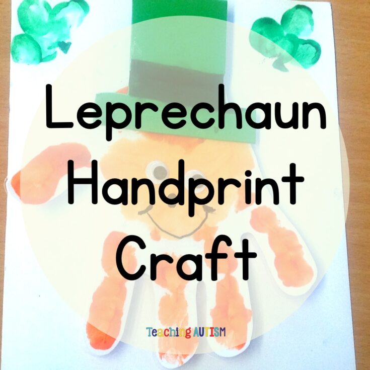 Image for St Patrick’s Day Leprechaun Handprint Craft