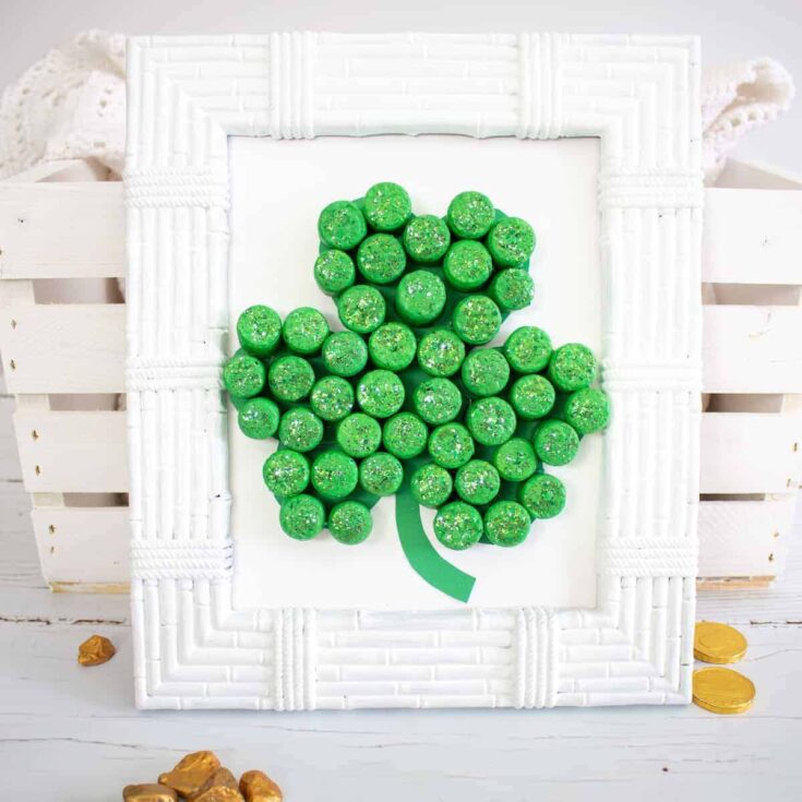 Image for St Patrick's Day Cork Shamrock Sign