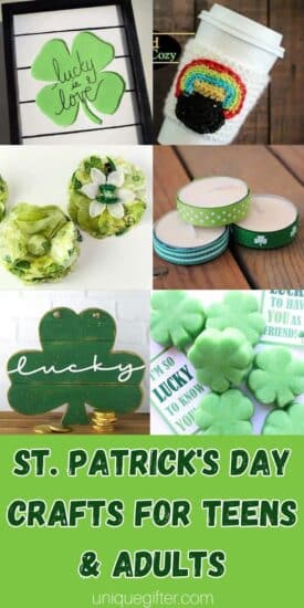 St. Patrick's Day Crafts For Teens & Adults | St. Patrick's Day Crafts | Crafts for Adults | Crafts for Teens | Green themed crafts | Pot of gold craft ideas #StPatricksDay #Crafts #Teens #Adults #GreenCrafts #StPatricksCrafts