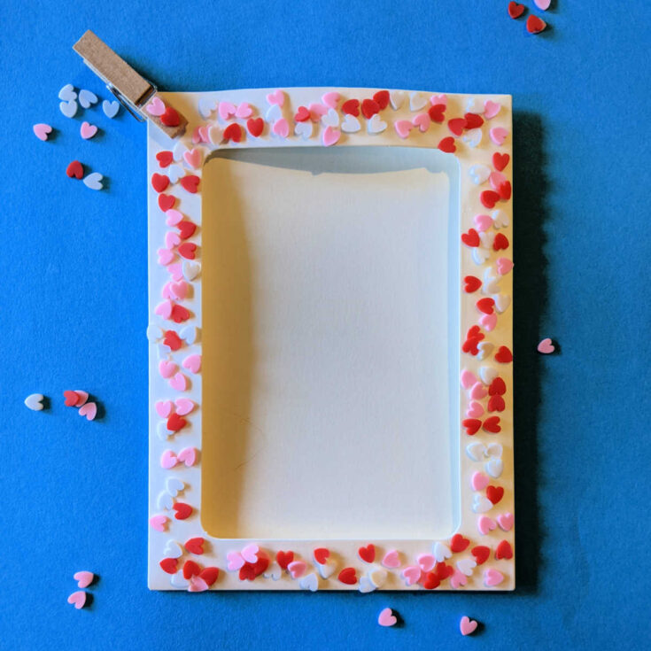 Image for Valentine Frame Craft with Polymer Hearts