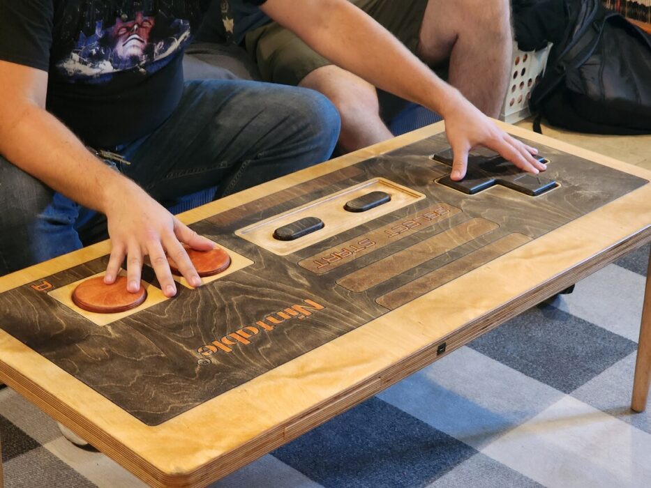 Nintable: Functional Giant NES Controller Coffee Table