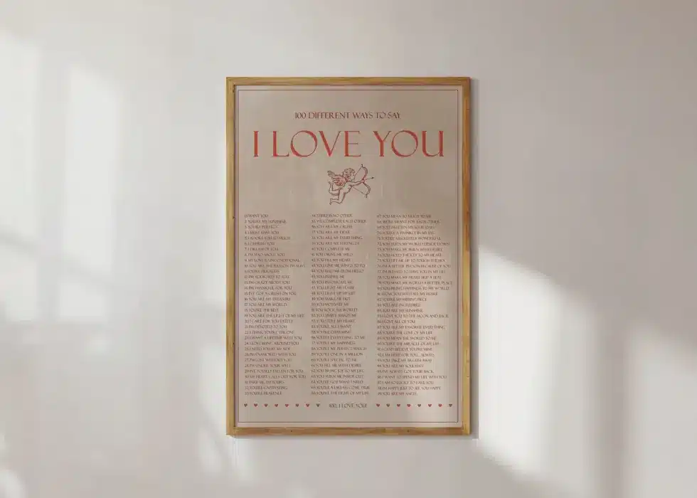 Valentines Day Large 100 Ways to Say 