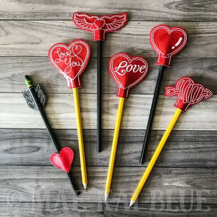 Valentine Love Pencil Topper