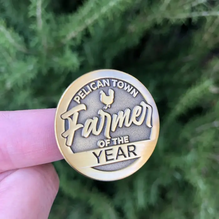 Farmer of the year pin