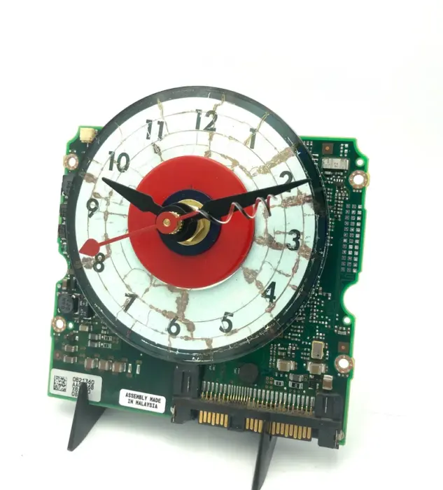 Mini CD computer parts clock