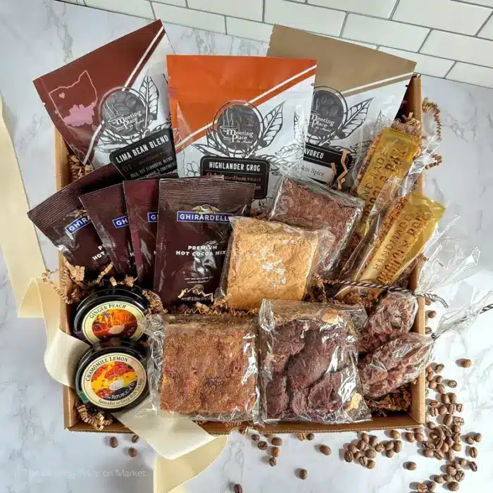 Mega Bakery, Coffee & Tea Gift Basket with Handmade Baked Goods