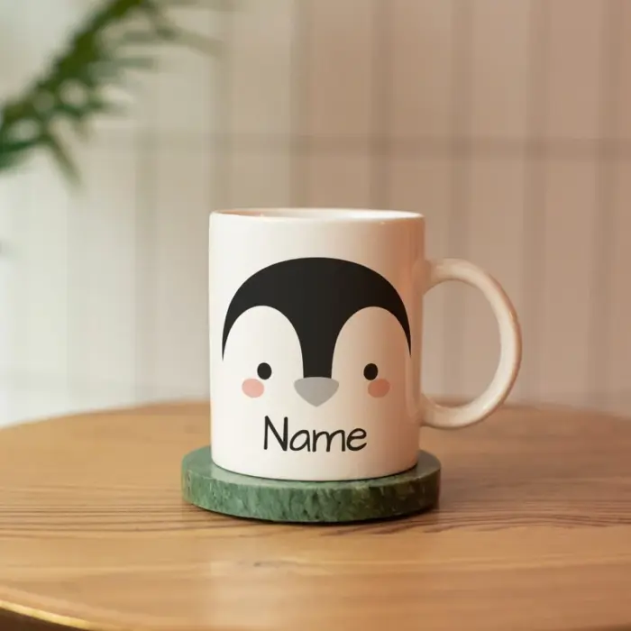 Personalized Penguin Mug with Name