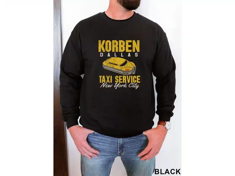 Korben Dallas Fifth Element Taxi Service New York City Unisex Sweatshirt
