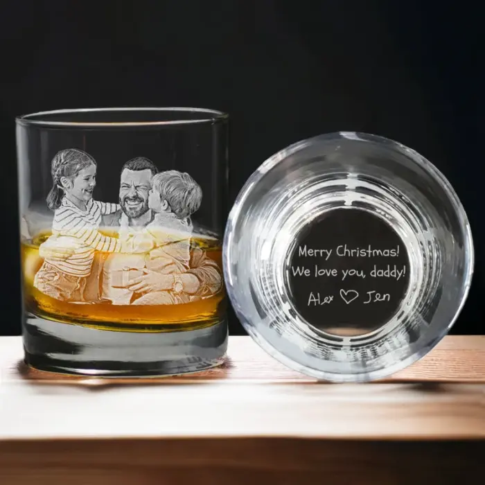 Design Your Own Etched Whiskey Glass