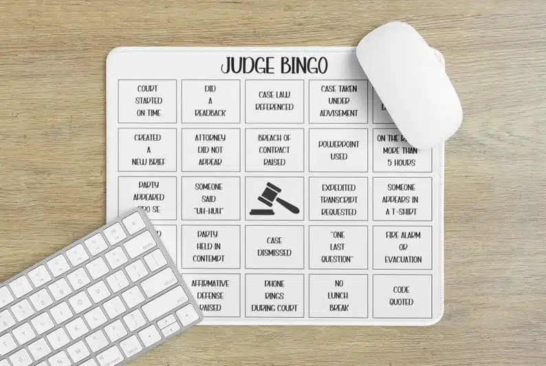 Gift for Judge Mouse Pad For Civil Court Judge