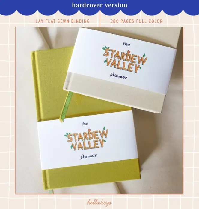 HARDCOVER 280 PAGES Stardew Valley Planner
