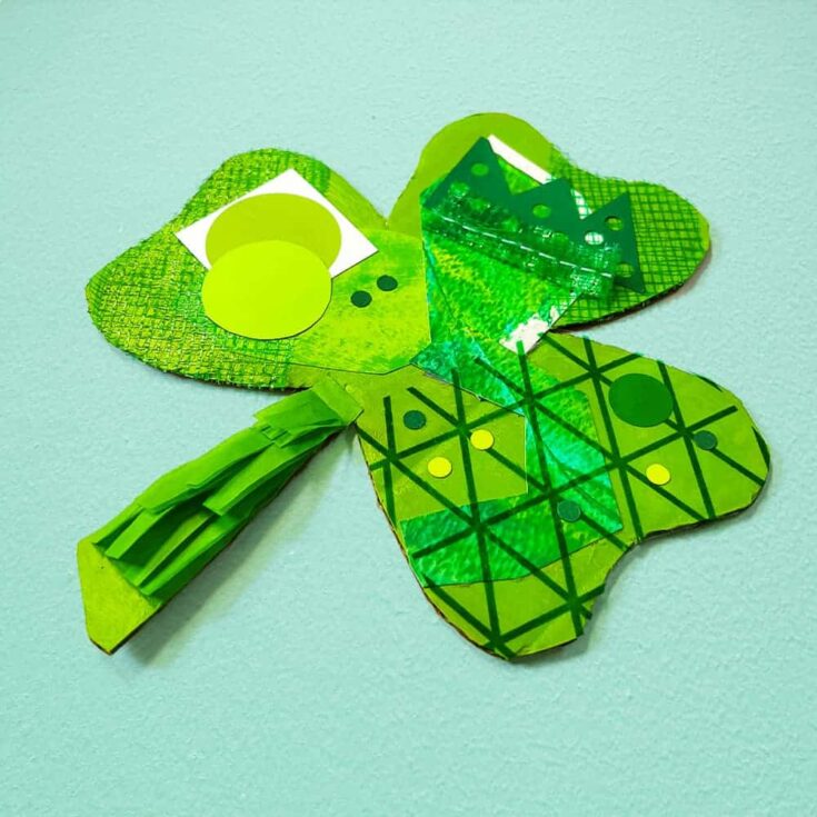 Image for Make A Monochromatic Shamrock Collage or Clover Collection
