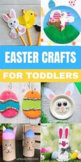 Easter Crafts for Toddlers | Easter craft ideas | Fun and easy Easter crafts for toddlers and kids | Toddler craft ideas they will love | Bunny crafts #Easter #Crafts #Toddlers #EasterCrafts #ToddlerCrafts #Bunny #Chicks #Eggs