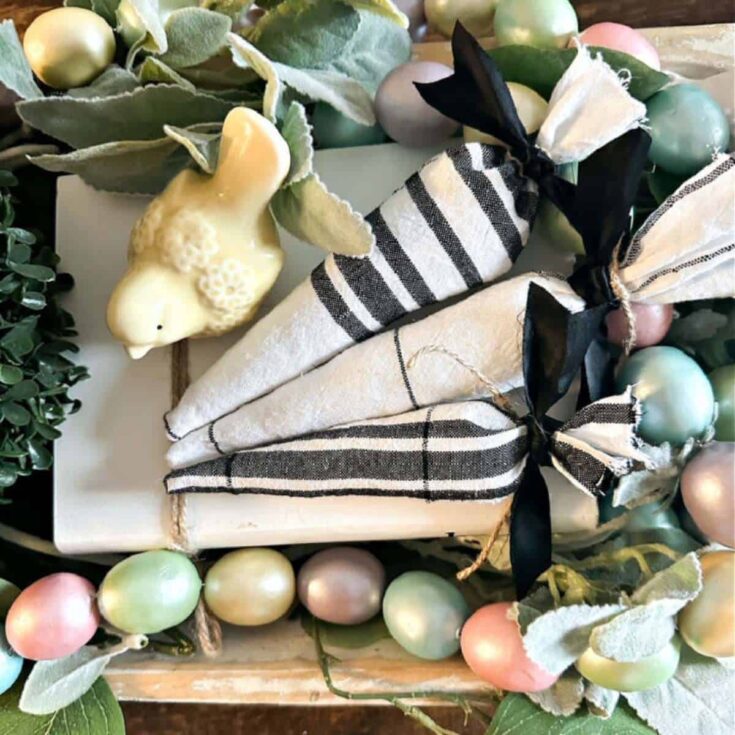 Image for Make The Cutest No-Sew Fabric Carrots for Easter Decor