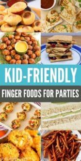 Kid-Friendly Finger Foods for Parties | Appetizer recipes great for kids | Finger food recipes | Party food ideas everyone will love | kid party food ideas #KidFriendly #FingerFoods #PartyPlanning #Recipes #Appetizer