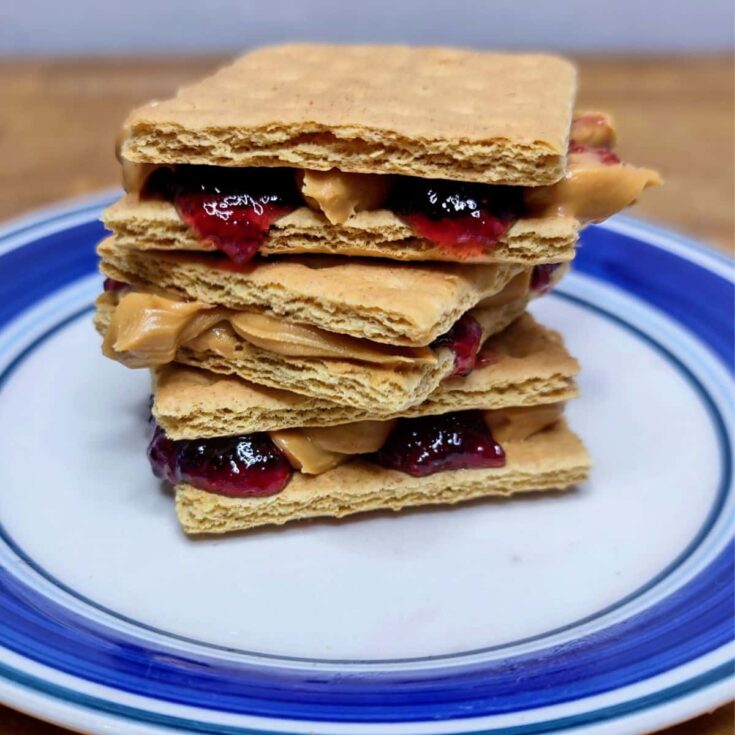 Image for Peanut Butter & Jelly Graham Cracker Sandwich - My WordPress