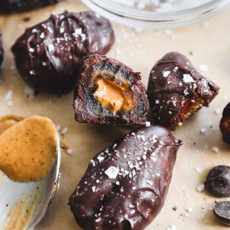 Image for Chocolate Covered Dates (Vegan Snickers)