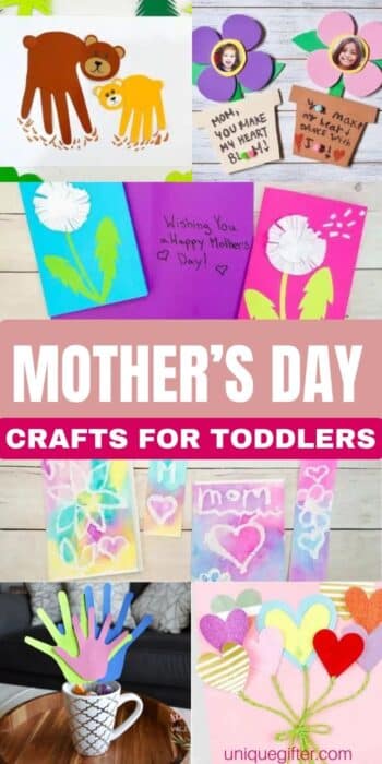 Mother's Day Crafts For Toddlers | Craft ideas for Mother's Day | Toddler crafts they will love | Easy to make crafts for toddlers to make | Mother's day gift ideas | Homemade Mother's Day gifts #MothersDay #Toddlers #Crafts #HomemadeGifts #MothersDayCrafts #ToddlerCrafts